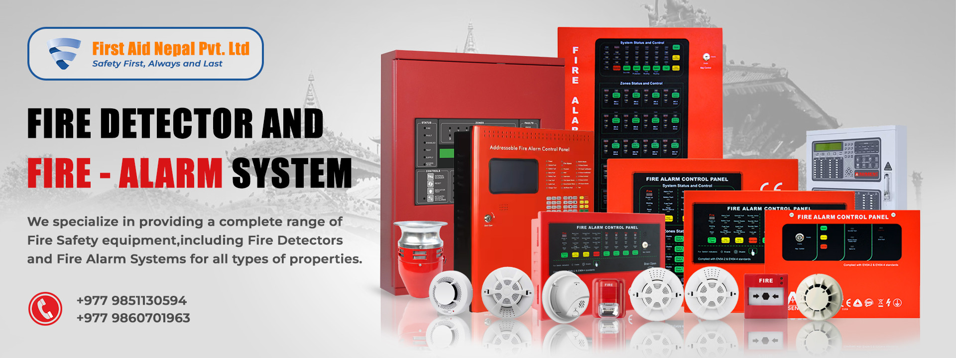 Fire Alarm System in Nepal-Best Addressable & Conventional Fire Alarm Systems.