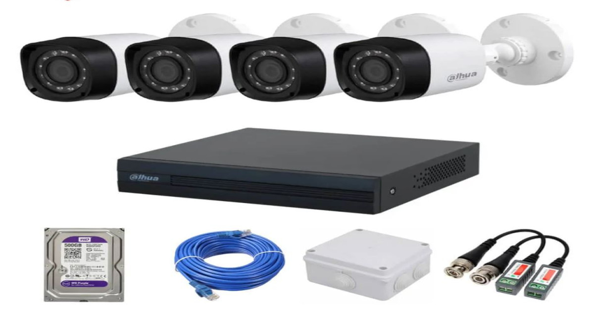 4 CCTV Camera Set package in Nepal