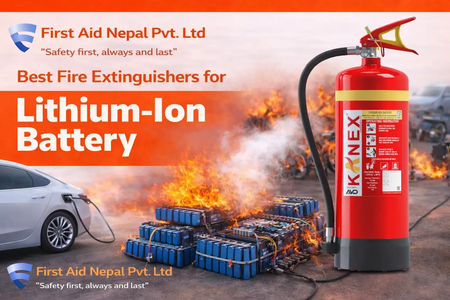 Best Fire Extinguishers for Lithium-Ion Battery Fires