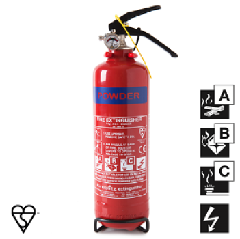 1 KG ABC Type Fire Extinguisher.