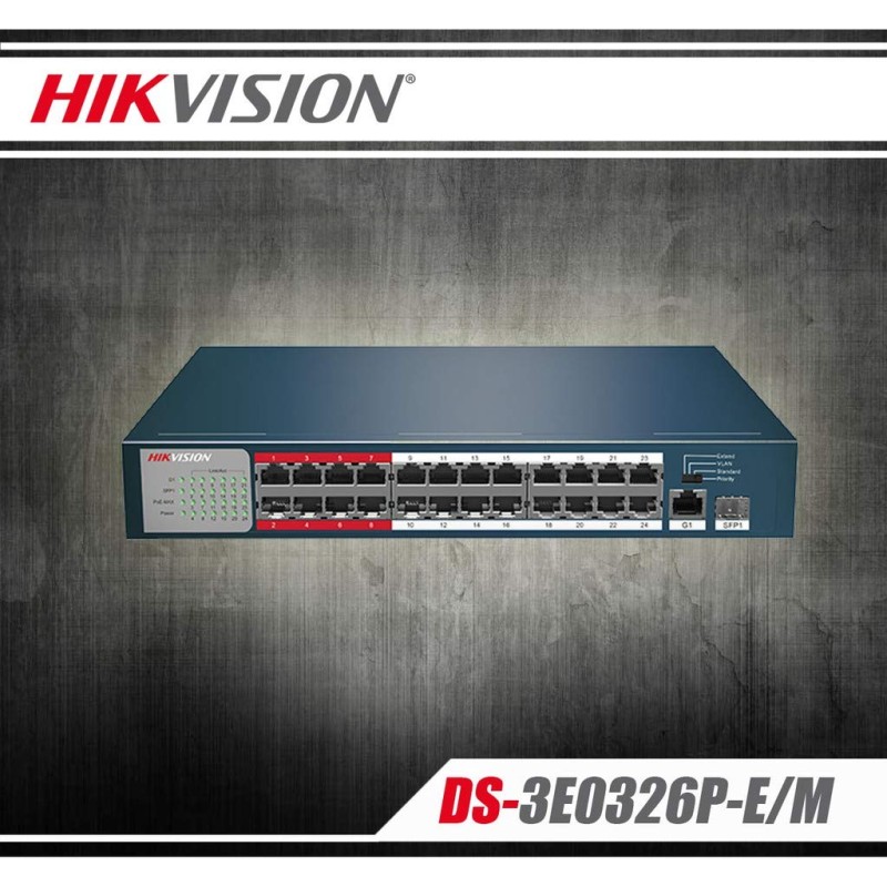 Hikvision POE Switches.