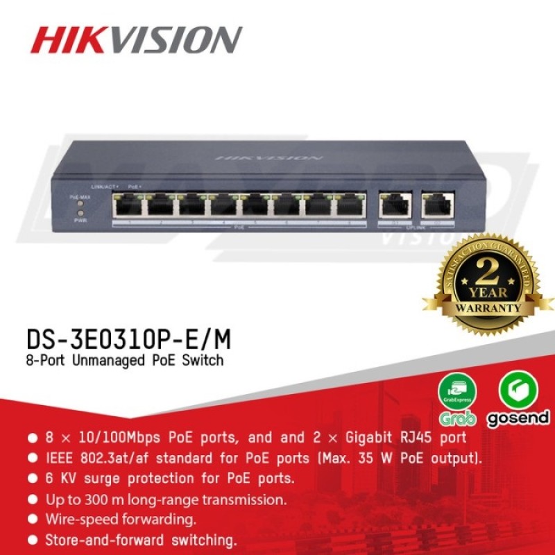Hikvision 8 Port Combo