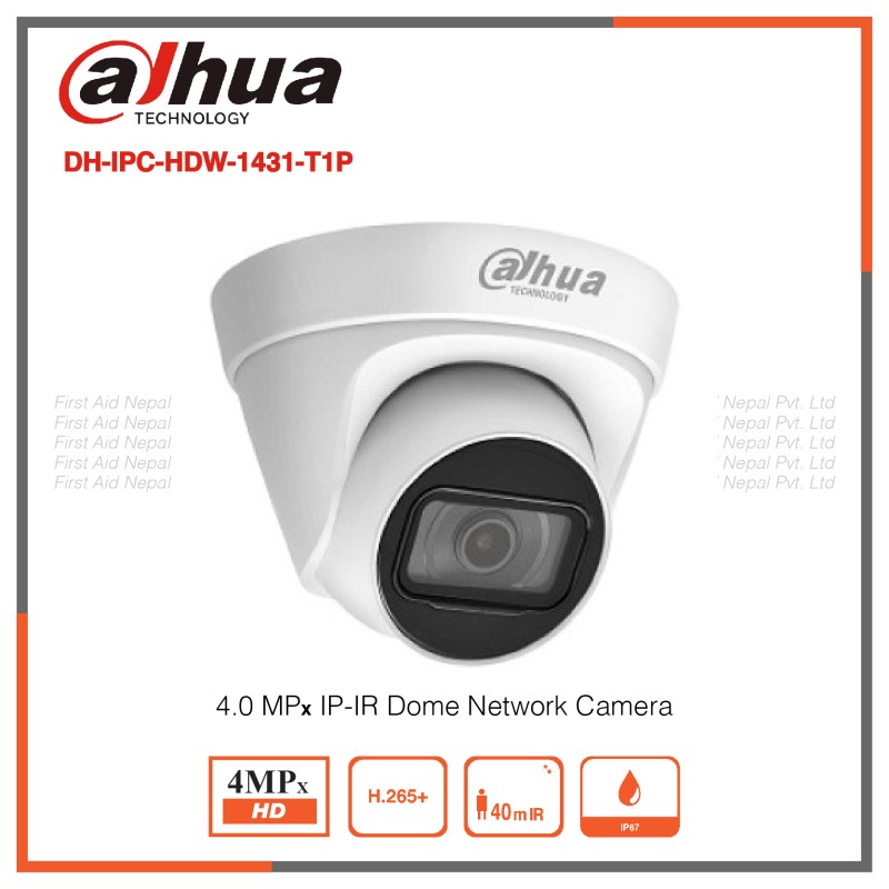 4.0 Megapixel IP Dome Type CCTV Camera