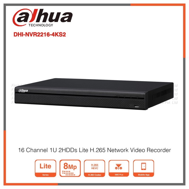 Dahua NVR 16 Channels NVR with 2 SATA Best Price