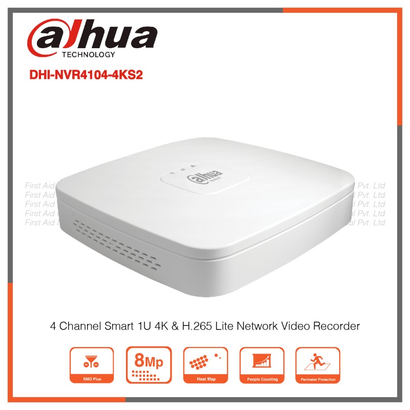 Dahua 4 channels NVR-4K