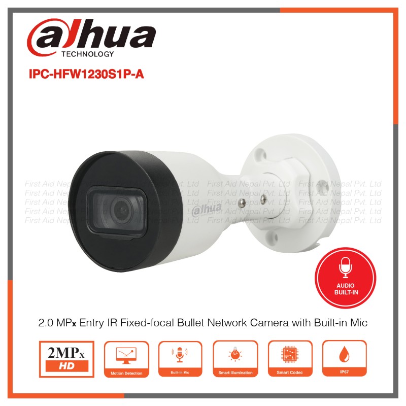 Dahua Full Color CCTV 2.0 Megapixel Bullet,