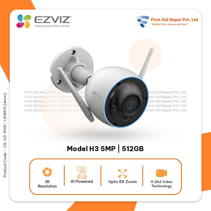 EZVIZ 5 MP CCTV Camera.