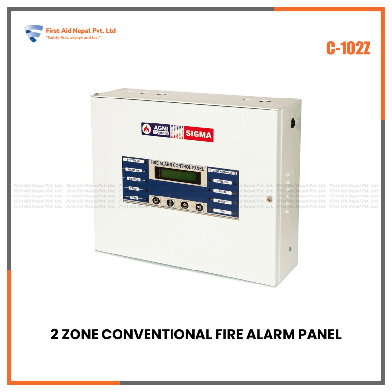 2 Zone Conventional Fire Alarm Panel