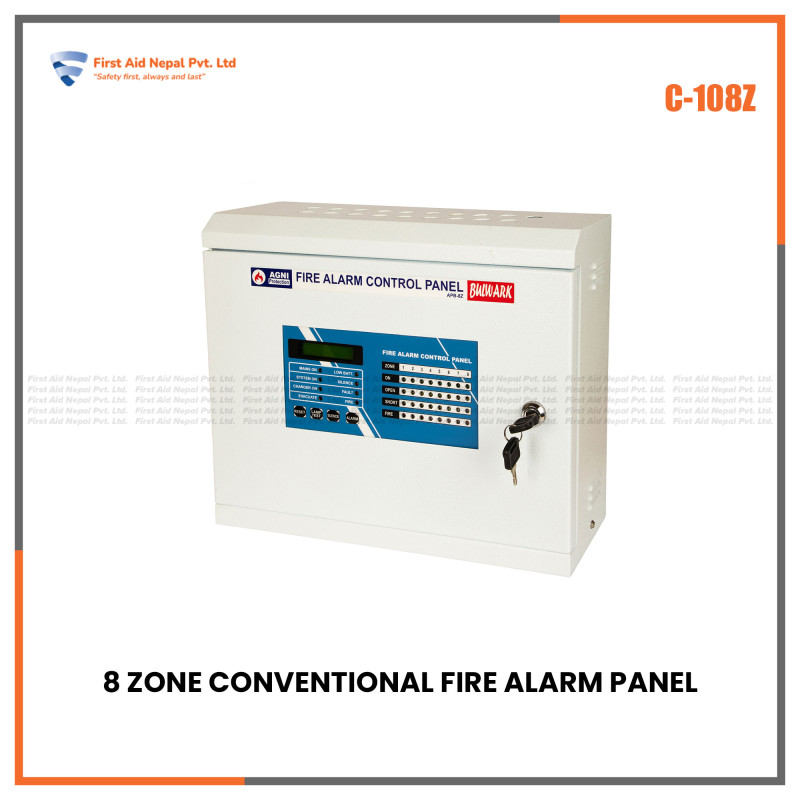 8 Zone Fire Alarm Panel