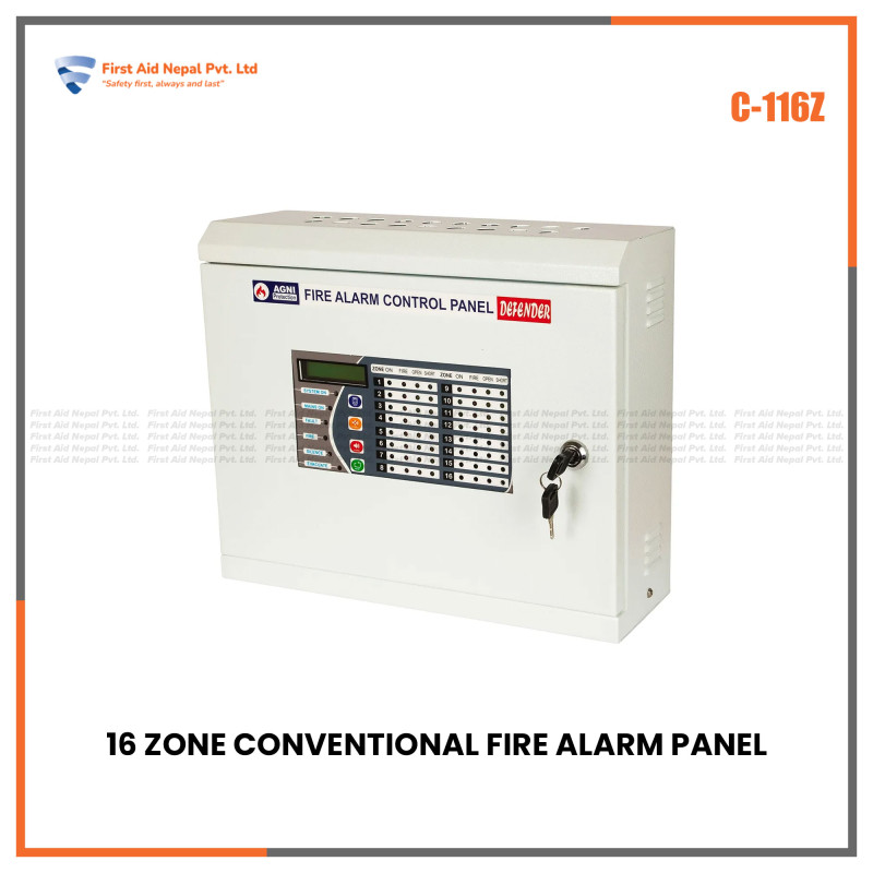 Conventional Fire Alarm Control Panel 16 Zone